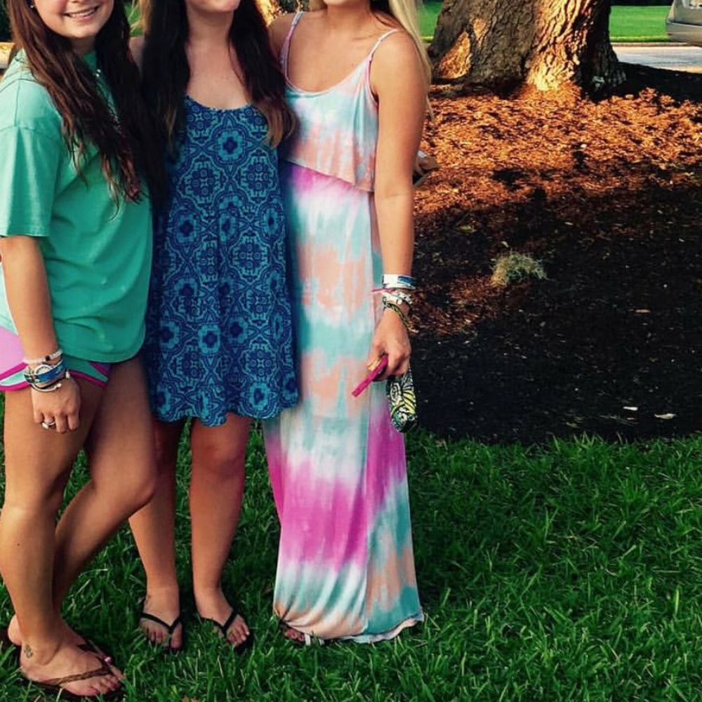 Tie-Dye Maxi Dress